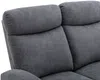 Vente-unique - EVELYN Sofa Stoff Grau - B 95 cm x H 100 cm x L 128 cm Bild 5