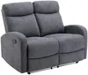 Vente-unique - EVELYN Sofa Stoff Grau - B 95 cm x H 100 cm x L 128 cm Bild 3
