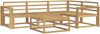 vidaXL Outdoor-Sofagarnitur 5 pcs Weiß 79 x 79 x 37 cm 3386413 Bild 2