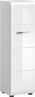 welltime Stauraumschrank (1-St) Florenz, Stauraumschrank, Weiß Hochglanz, 30 cm breit, 4 Fächer Bild 2
