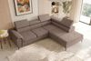 Couch Zento L Form in Samtstoff - Samtstoff - antilope - Rechts Bild 4