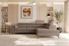 Couch Zento L Form in Samtstoff - Samtstoff - antilope - Rechts Bild 3