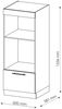 Mikrowellenschrank Fame-Line Goldkraft Eiche 60 cm offen Vicco Bild 3