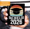 MoonWorks Tasse Kaffee-Tasse Bachelor 2026 - Geschenk Studium Abschluss Prüfung, Keramik Bild 2