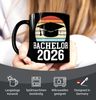 MoonWorks Tasse Kaffee-Tasse Bachelor 2026 - Geschenk Studium Abschluss Prüfung, Keramik Bild 4