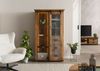 Vitrine Mango / Altholz 100x45x175 natur lackiert RAILWAY LUX #125 Bild 3