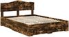 vidaXL Bettrahmen Geräucherte Eiche 140 x 190 cm Holzwerkstoff 3413197 Bild 4