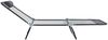 vidaXL Klappbare Sonnenliege Grau 182 x 55 x 85,5 cm Textilene 42003156 Bild 5