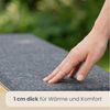 DuneDesign Bankauflage 2er Set 120 x 25 x 1 cm Filz Bierbankauflage Sitzauflage zum Wenden, Bodenschutz Filzgleiter für Festzeltbank - Bierzelttisch - Partybank Bild 4