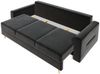Sofa 3-Sitzer BELMIRA mit Schlaffunktion Schwarz Nr. 2 Bild 4