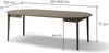 Selsey 'Plot' Esstisch ausziehbar, Dunkle Eiche-Optik, ca. 75 x 120–240 x 120 cm Bild 5