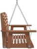 vidaXL Garten-Hängestuhl mit Metallketten Braun Massivholz Tanne 4008979 Bild 5