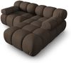 Micadoni Modulares Ecksofa Bellis 3-Sitzer Rechts 3D-Stoff Sonic Braun Bild 3