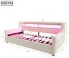 Celya Polsterbett Schlafsofa 90 x 200 cm, Mit hydraulischem Stauraum (ohne Matratze, Mit LED-Beleuchtung, Ablagefach, Steckdose und Ladeanschlus) Bild 2