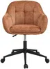 Vente-unique - LASSANDRA Office chair Stoff Rot - B 61 cm x H 85 cm77 cm x L 60 cm Bild 3