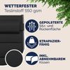 CASARIA® Alu Gartenstühle 2er Set Gepolstert 8-Fach Verstellbar Anthrazit Bild 4