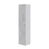 Mehrzweckschrank >Tidy< in Weiß / Beton Grau - 41x182x37 (BxHxT) Bild 5