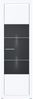 FORTE L-Light Vitrine mit LED Beleuchtung, Holzwerkstoff, Weiß, 63,3 x 195,2 x 41,3 cm Bild 3
