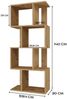 Selsey 'Fiesta' Standregal, Artisan Eiche, ca. 140 x 60 x 30 cm Bild 5