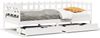 vidaXL Tagesbett mit Schubladen Weiß 90x200 cm Kiefernholz 3302129 Bild 2