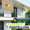 tillvex Klemmmarkise 300 cm Taupe mit Solar LED mit Handkurbel Balkon | Balkonmarkise ohne Bohren | Markise UV-beständig & höhenverstellbar | Sonnenschutz wasserdicht Bild 2
