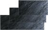 matches21 HOME & HOBBY Läufer Küchenläufer Stein-Optik Schiefer schwarz rutschfester Flur Teppich, rechteckig, Höhe: 5 mm, Waschbarer Küchenteppich 60x120 cm für Küche, Schlafzimmer Bild 3