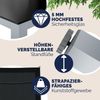 CASARIA® Aluminium Sitzgruppe Bern 8+1 klappbare Hochlehner Silber Bild 4