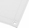 vidaXL Balkon-Sichtschutz Weiß 90x800 cm 100 % Polyester-Oxford 4000096 Bild 4