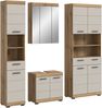 Badkombination B/H/T: 201x191x34 cm in Evoak Oak Nachbildung Bild 1