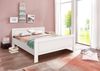Bett "Nadja" in WEISS. Abmessungen (BxHxT) 128 x 85 x 207 cm Bild 1
