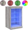 vidaXL Sideboard mit LED-Leuchten Grau Sonoma 41x37x67 cm 836726 Bild 2