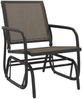 vidaXL Garten-Schaukelstühle 2 Stk. Braun 61x76x87 cm Textilene Stahl 362713 Bild 3