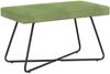 vidaXL Bank Uni Hellgrün 80 x 40 x 45 cm Samt 42038332 Bild 2
