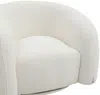 Vente-unique - LAPIOTA Sessel Stoff Weiß - B 91 cm x H 75 cm x L 97 cm Bild 5