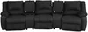 Vente-unique - Relaxsofa 3-Sitzer - Leder - Schwarz - AROMA Bild 4