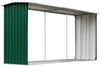 vidaXL Brennholzlager Verzinkter Stahl 330 x 92 x 153 cm Grün 47086 Bild 2