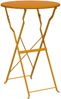 vidaXL Bistrotisch Senf Ø 50 x 71 cm Pulverbeschichteter Stahl 42002963 Bild 2