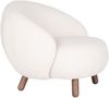 Relaxsessel >Savona< in Weiss, Stoff - 76x68x80cm (BxHxT) Bild 4
