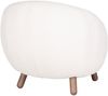 Relaxsessel >Savona< in Weiss, Stoff - 76x68x80cm (BxHxT) Bild 5