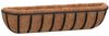 vidaXL Wand-Pflanzkörbe 2 Stk. Kokoseinlage Schwarz 91x20x23 cm Stahl 319356 Bild 3