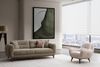 Sitzgruppe/Sofa Set - Wohnzimmergarnitur "Banksia" 3+3+1-Beige Bild 2