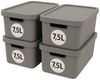 Plastard Aufbewahrungsbox mit Deckel von 7,5 - 31 Liter in verschied, Farben, Transportbox (4er-Set, 4 St), Lagerbox, Spielzeugbox, BPA-Frei Storagebox Bild 4