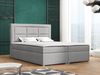 Boxspringbett Classic Box, Hellgrau, 180x200 cm Bild 2
