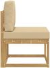 vidaXL Outdoor-Sofagarnitur Weiß und Beige 59 x 63 x 73 cm 901461 Bild 4