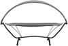 vidaXL Outdoor-Loungebett mit Dach Grau Stahl und Oxford-Stoff 317600 Bild 3