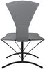 vidaXL Outdoor-Loungebett mit Dach Grau Stahl und Oxford-Stoff 317600 Bild 4