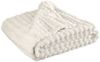 Sympathica Kuscheldecke Wohndecke 150x200 cm Fluffy Blanket uni elfenbein beige Bild 3