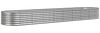 vidaXL Hochbeet Verzinkter Stahl 368x80x36 cm Silbern 318932 Bild 2