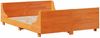 vidaXL Massivholzbett mit Regal ohne Matratze Wachsbraun 140x200 cm 3323808 Bild 5