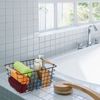 Relaxdays Drahtkorb mit Holzgriffen 2er Set Bild 2